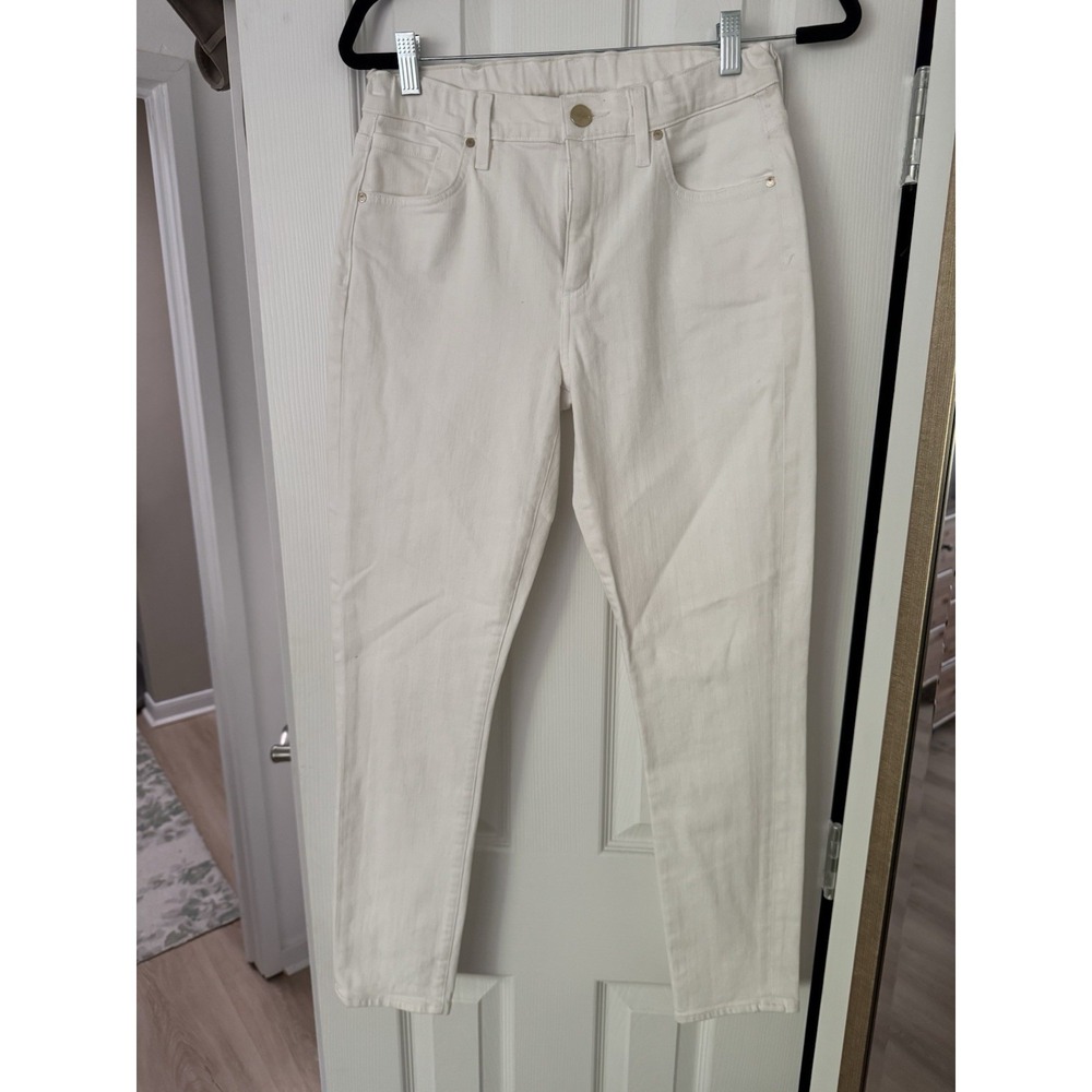 Goldsign White Denim Jeans Size 28. 98% Cotton Made In USA
